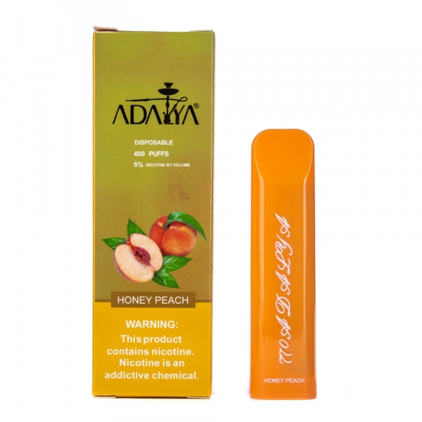 Купить Adalya - Honey peach (Медовый Персик), 400 затяжек, 20 мг (2%)