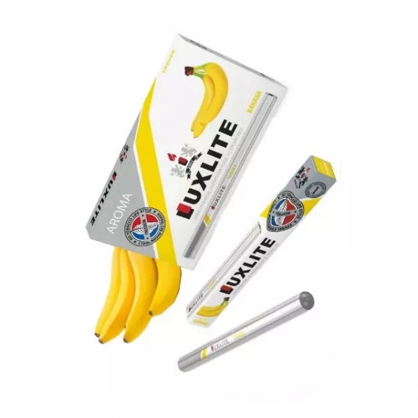 Купить Luxlite - Banana (Банан), 650 затяжек, 18 мг (1,8%)