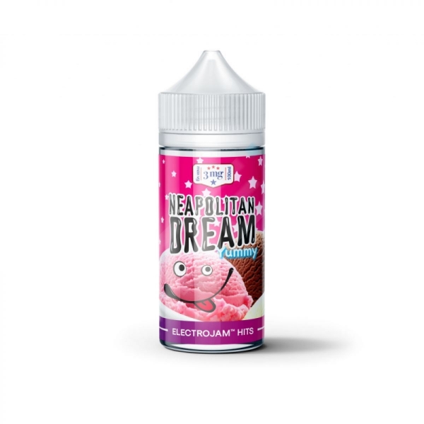 Купить Electro Jam Neopolitan Dream Yummy (Неаполитанское Мороженое), 100 мл, 0 %