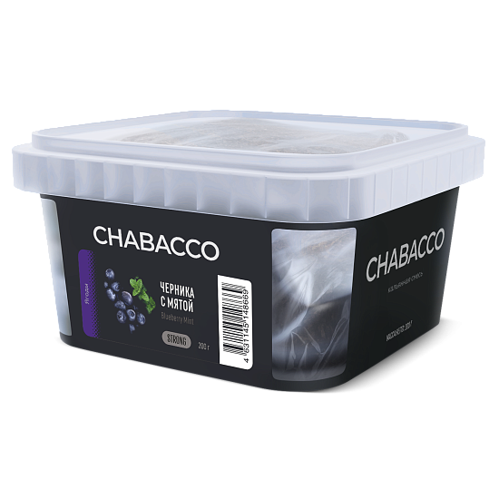 Купить Chabacco STRONG - Blueberry Mint (Черника с мятой) 200г